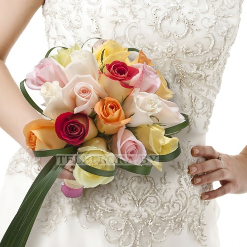 Свадебный букет из роз "Нежность"